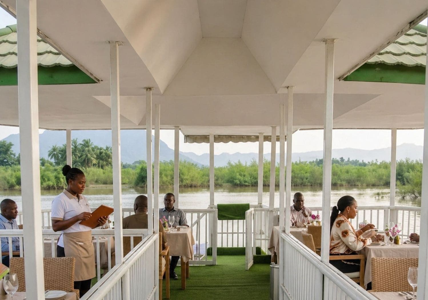 Restaurant gastronomique - Terrasse sur la riviere